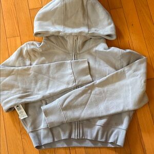 cozy fleece zip up hoodie